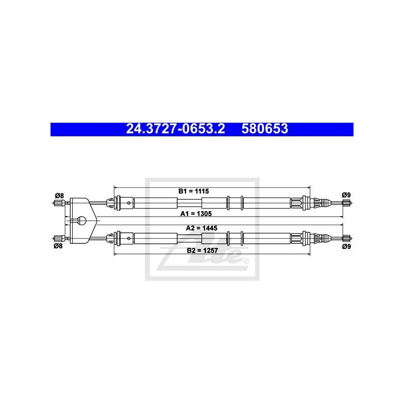 CABLE DE FREIN A MAIN