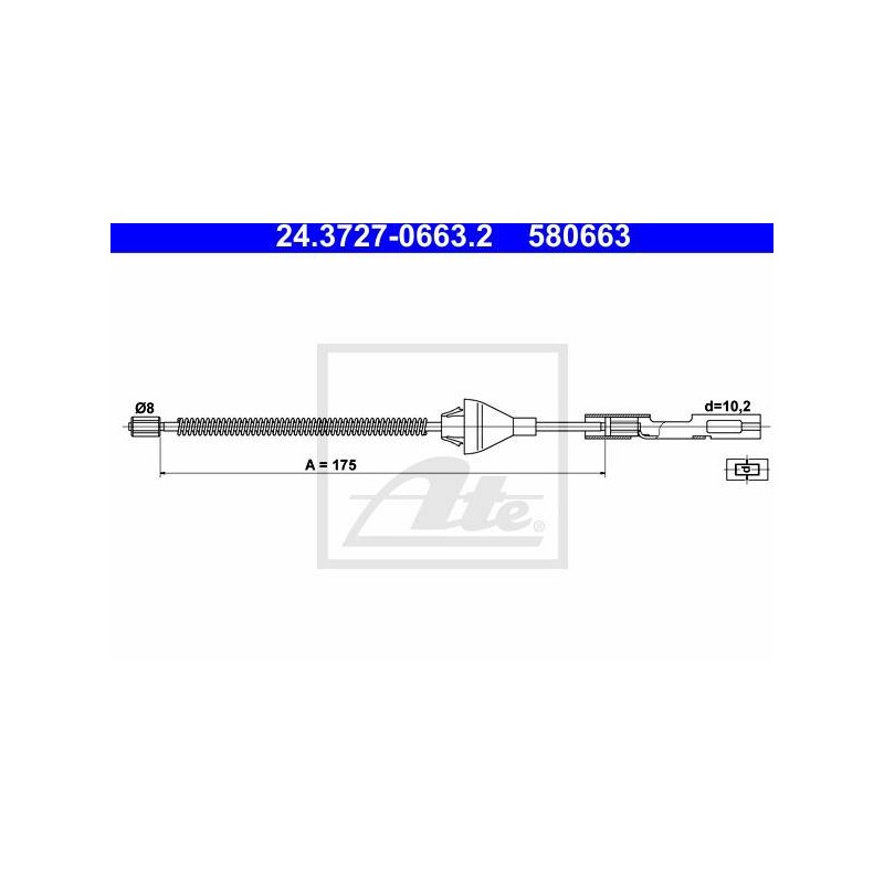 CABLE DE FREIN A MAIN