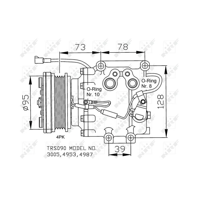 COMP MAZDA 323 1.5 94- COMPRESSORS-