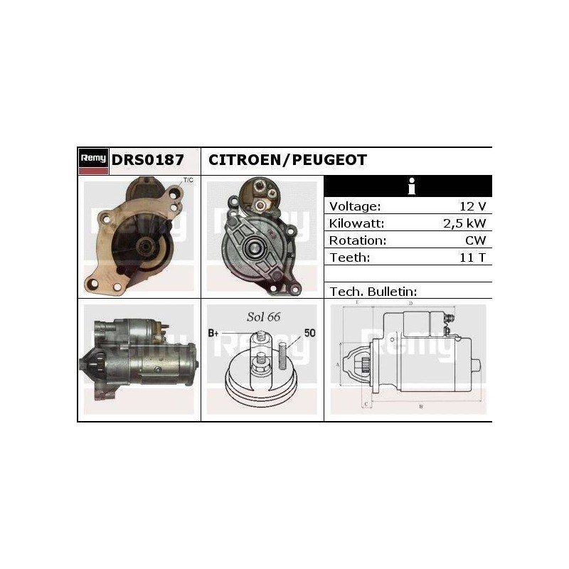 DEMARREUR - REMY REMANUFACTURED - C