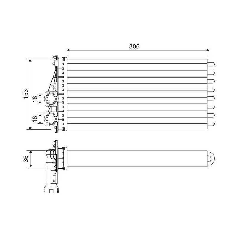 RAD CHAUF PSA DS5 3008 5008