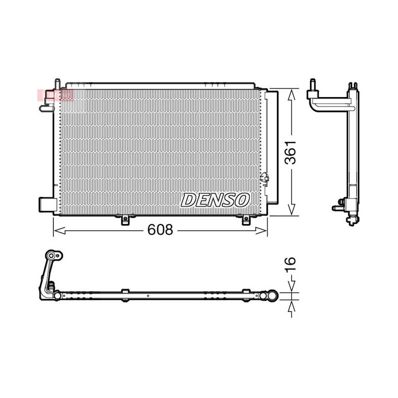 CONDENSEUR FORD FIESTA VI