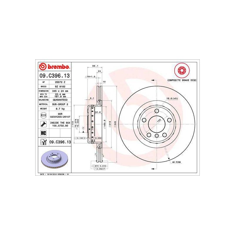 DISQUE PREMIUM COMPOSITE