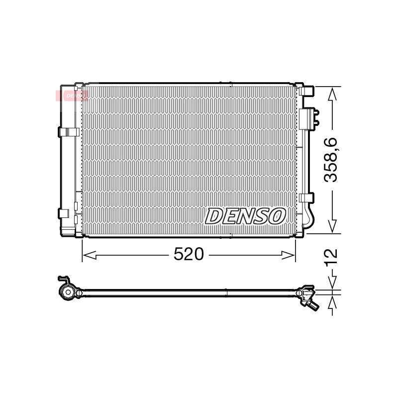 CONDENSEUR HYUNDAI ACCENT