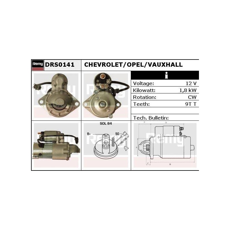 DEMARREUR - REMY REMANUFACTURED - C