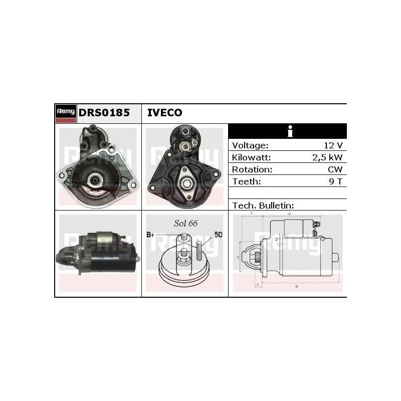 DEMARREUR - REMY REMANUFACTURED - I