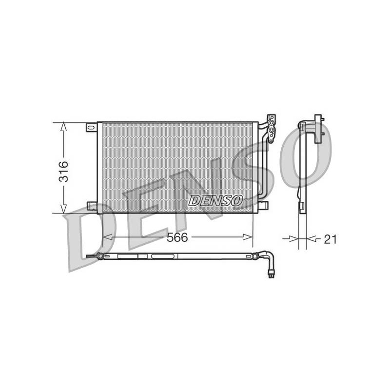 CONDENSEUR BMW SERIE 3 E46/X3 E53