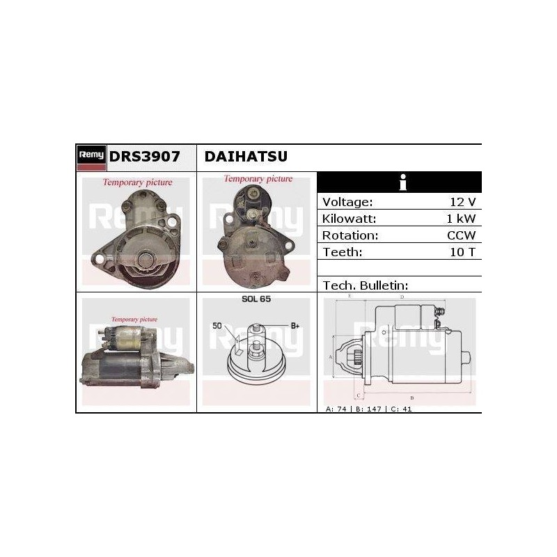 DEMARREUR - REMY REMANUFACTURED - D