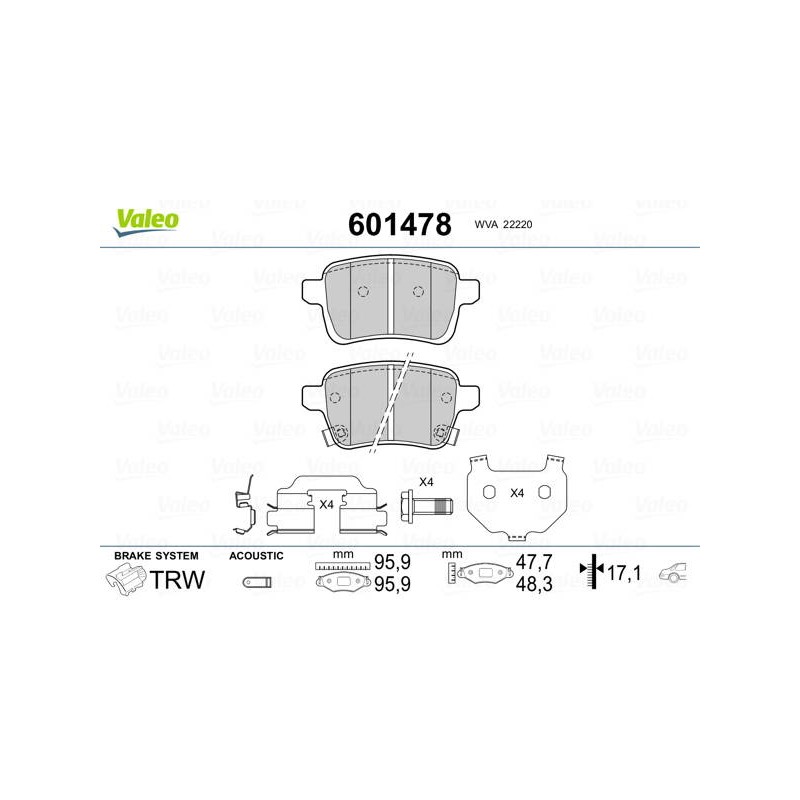 PLAQ FR OPEL ADAM / CORSA E AR