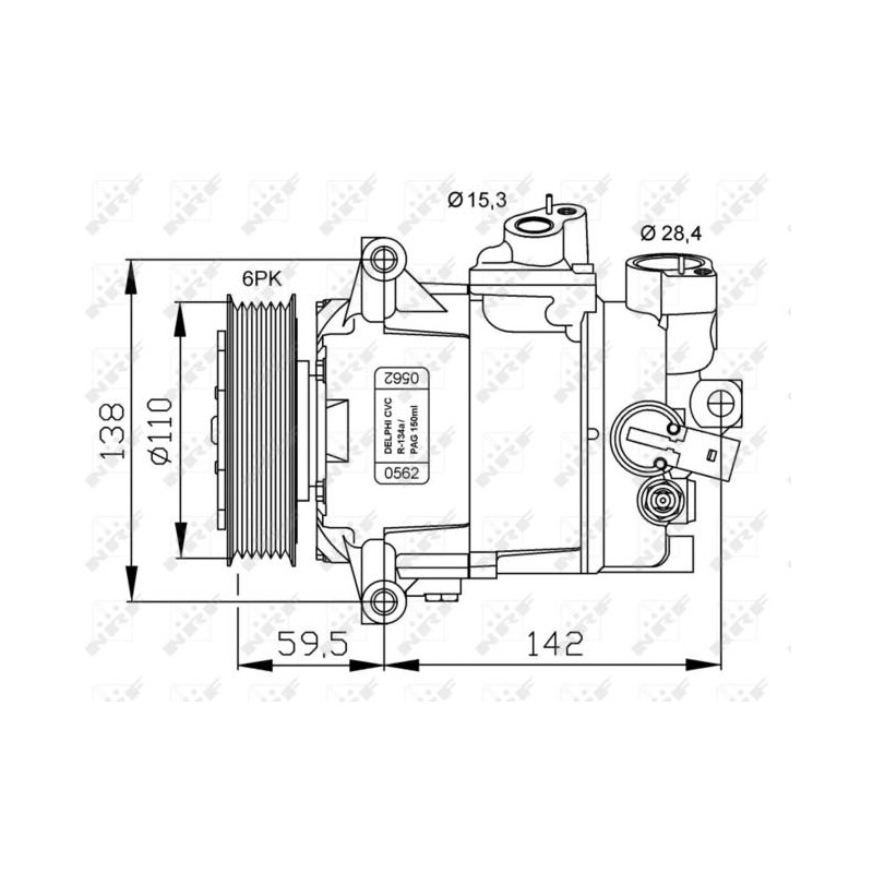 COMP VW GOLF 1.9D 04- COMPRESSORS-