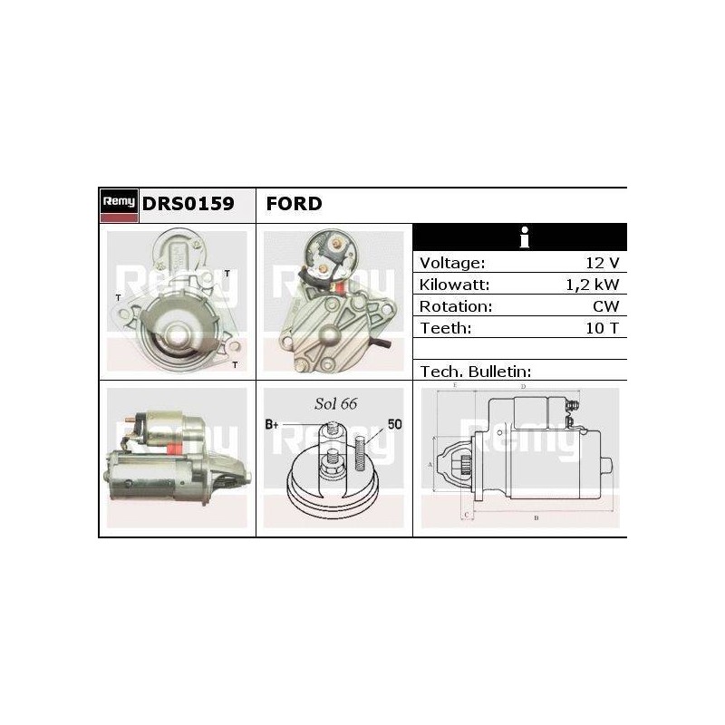 DEMARREUR - REMY REMANUFACTURED - F