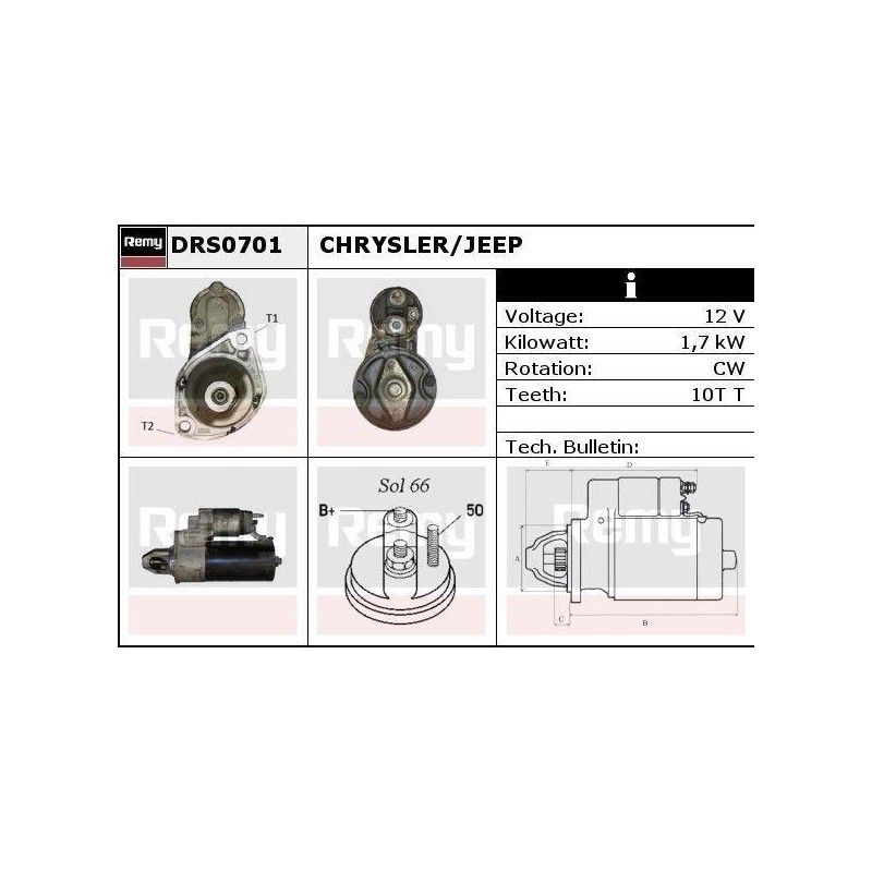 DEMARREUR - REMY REMANUFACTURED - C