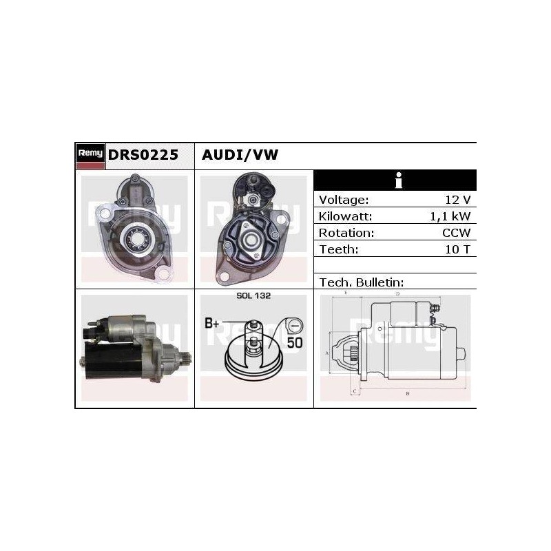 DEMARREUR - REMY REMANUFACTURED - A