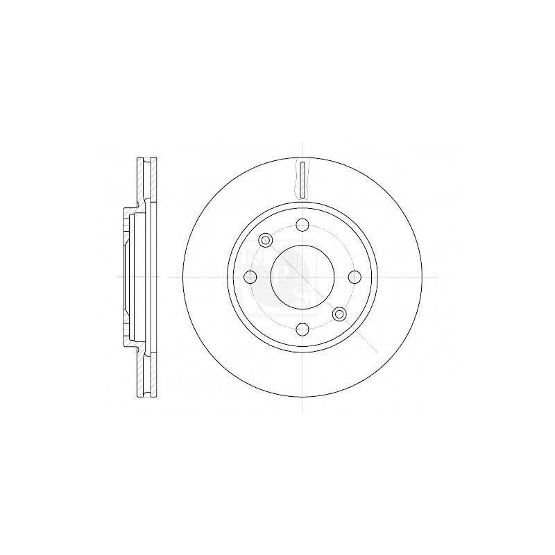 DISQUE DE FREIN AVANT