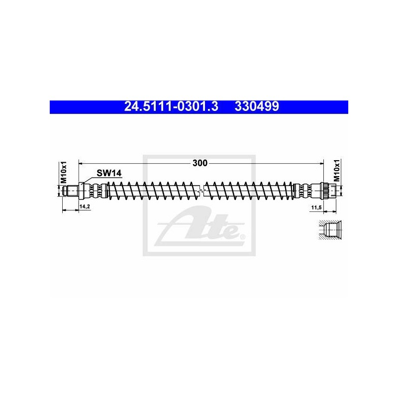 FLEXIBLE DE FREIN / EMBRAYAGE