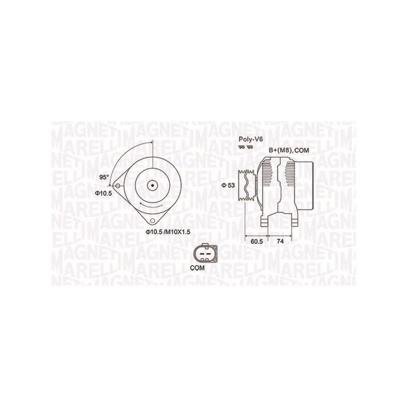 ALT EQ POUR BMW 5 E60/6 E63/7 E65