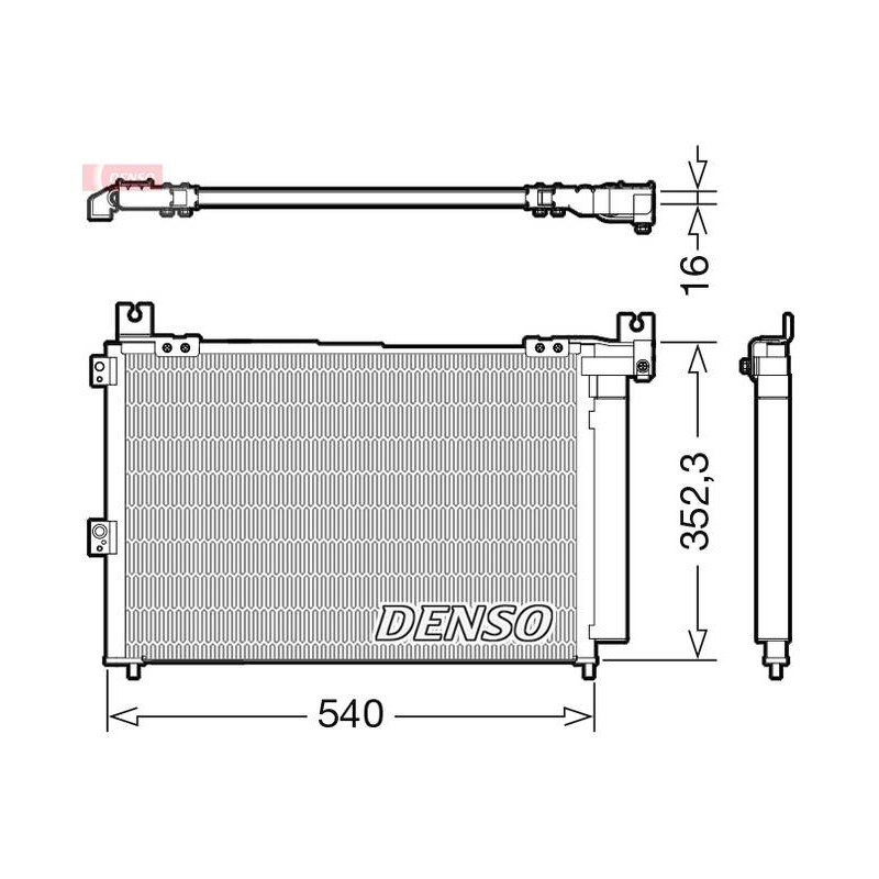 CONDENSEUR MAZDA B2500