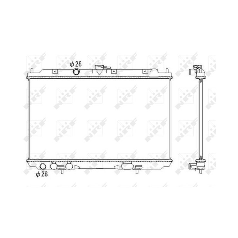 RAD NISSAN ALMERA 1.8 00- RADIATORS