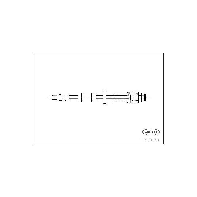 FLEXIBLE DE FREIN FIAT-CITROEN-P