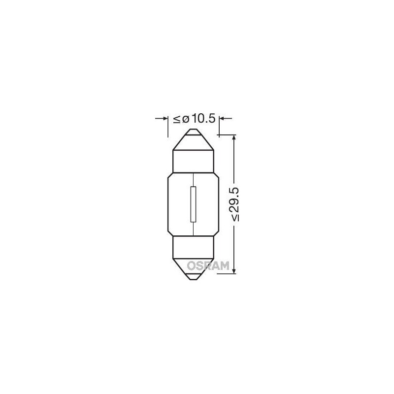 ORIGINAL BASE 31MM 10W SV8.5-8 12V