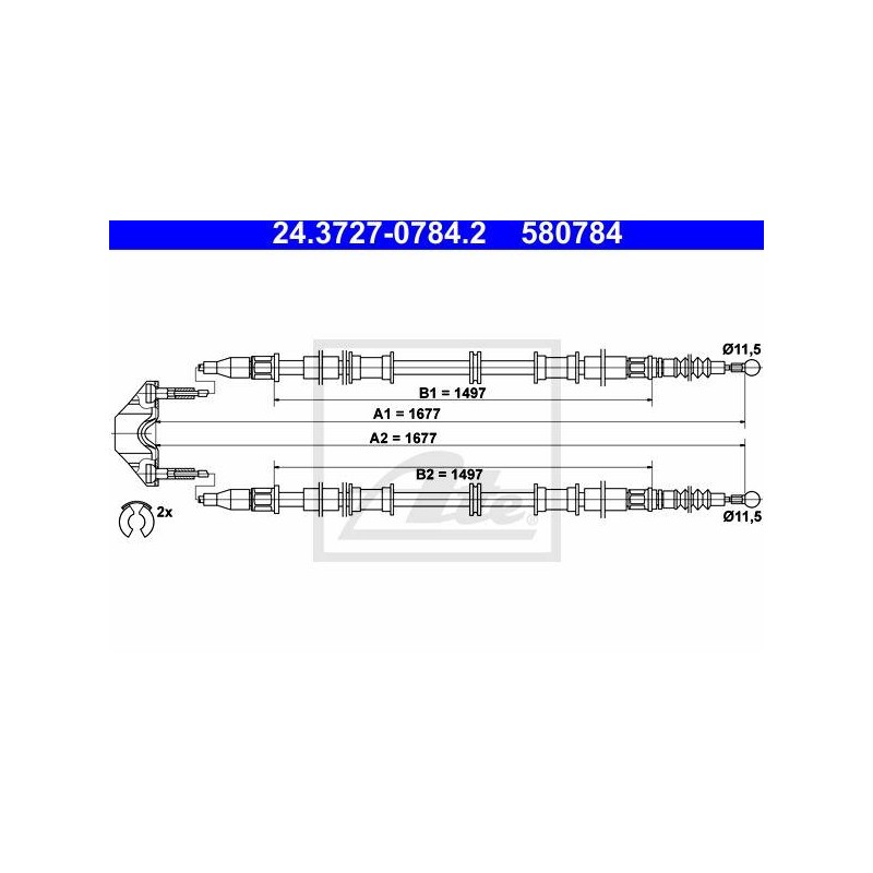 CABLE DE FREIN A MAIN