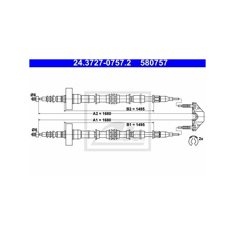 CABLE DE FREIN A MAIN