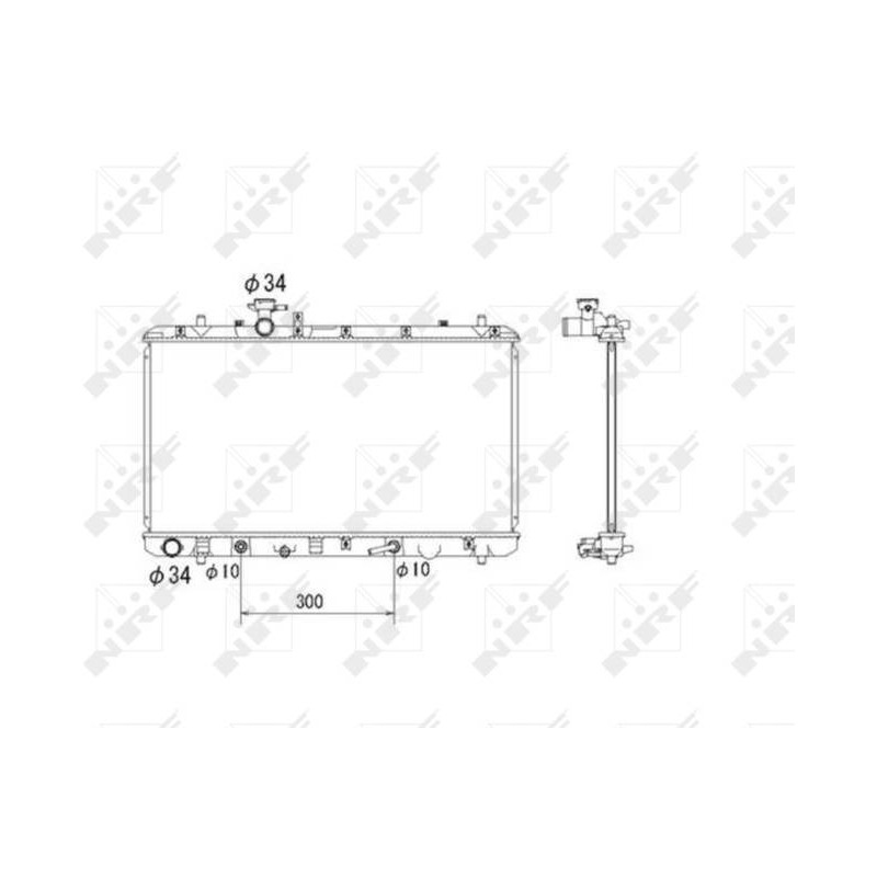 RAD SUZUKI SX4 1.6 06- RADIATORS AL