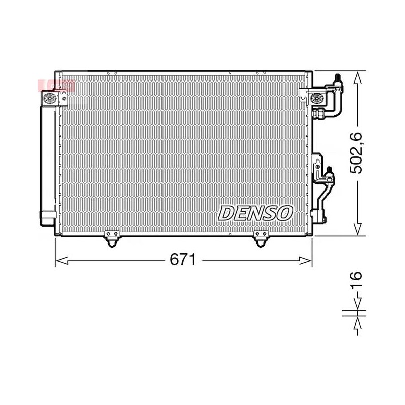 CONDENSEUR MITSUBISHI CARISMA/PAREJ