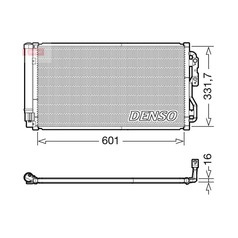 CONDENSEUR BMW SERIE 1/2/3/4/I3/I8