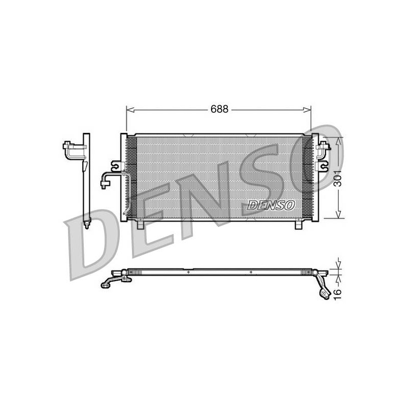 CONDENSEUR NISSAN PRIMERA