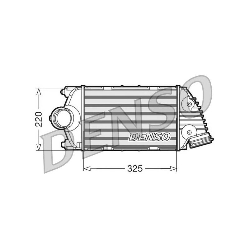 INTERCOOLER PORSCHE 911 997 GAUCHE