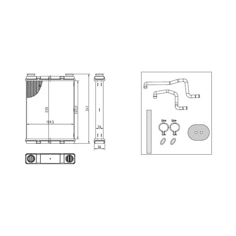 RCH NISSAN JUKE 2010- HEATERS- EASY