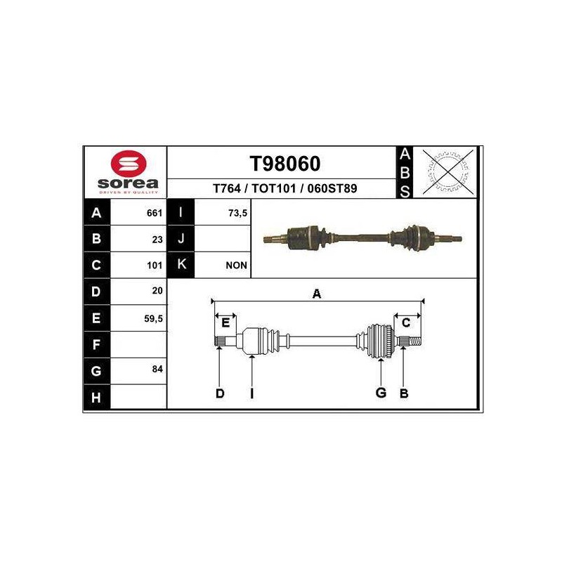 TRANSMISSION / TERCEL 1.2L