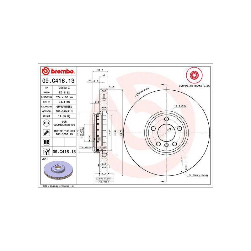 DISQUE PREMIUM COMPOSITE