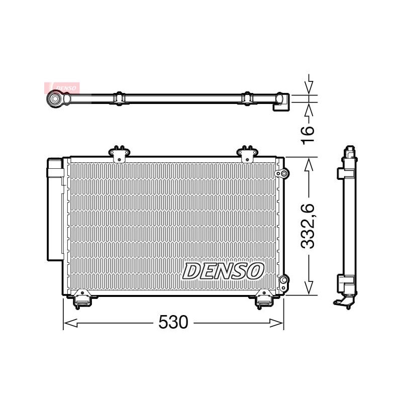 CONDENSEUR TOYOTA YARIS 99