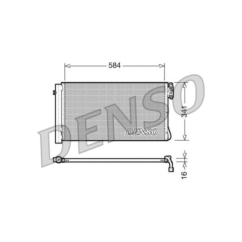 CONDENSEUR BMW SERIE 1/3 E90/X1 E84