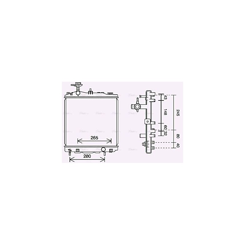 RAD EAU-VL/VUL- MITSUBISHI- PRE