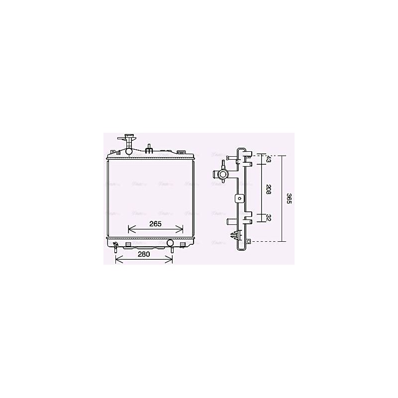 RAD EAU-VL/VUL- MITSUBISHI- PRE