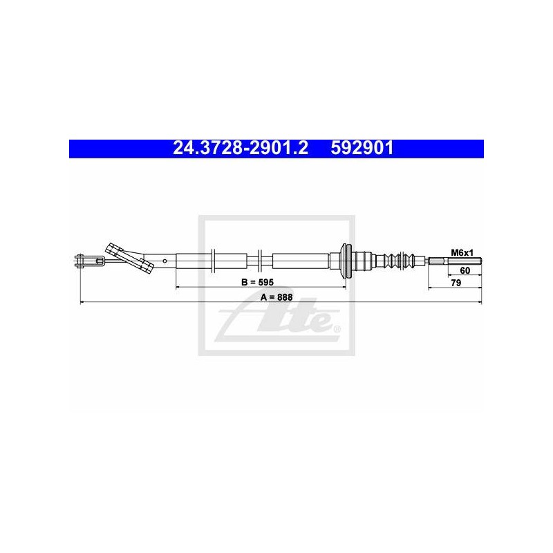 CABLE D EMBRAYAGE