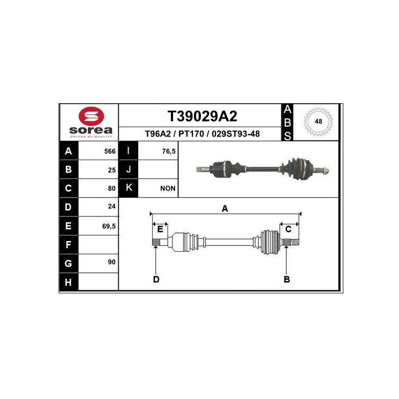 TRANSMISSION / 205 GTI ABS