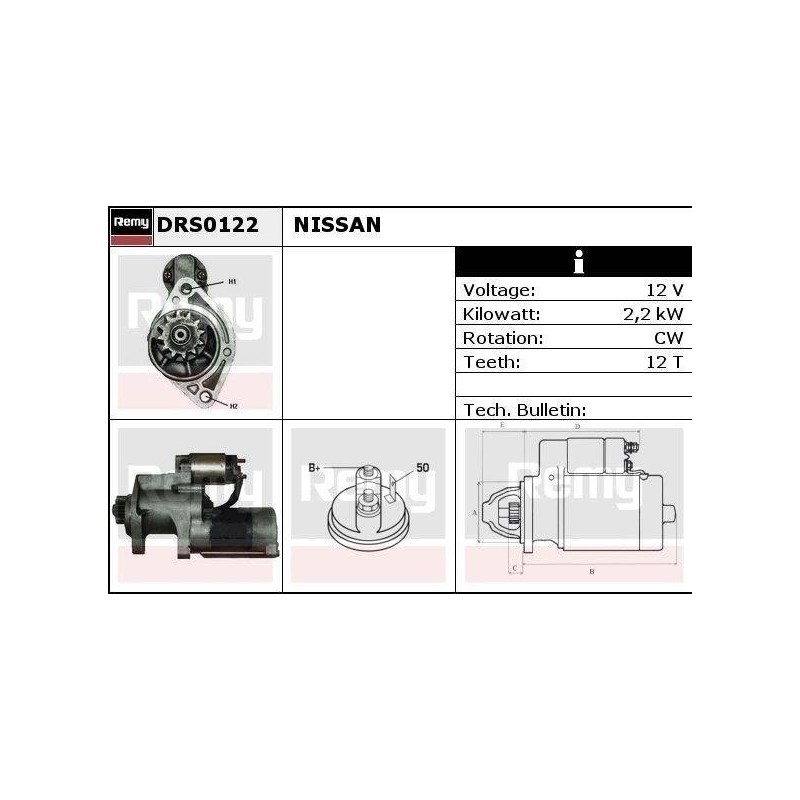 DEMARREUR - REMY REMANUFACTURED - N