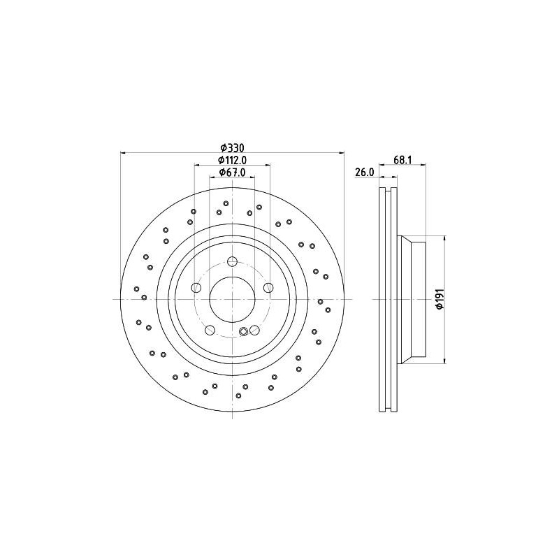 DISQUE CARBONE NOIR AR -PRIX UNIT.C