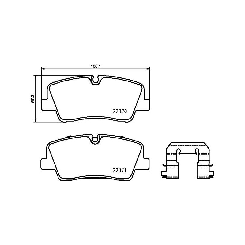 KIT DE PLAQUETTES DE FREIN