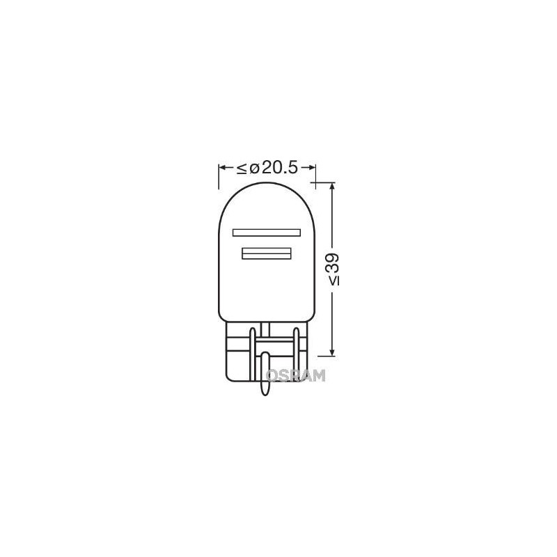 ORIGINAL W21/5W 12V BLI2