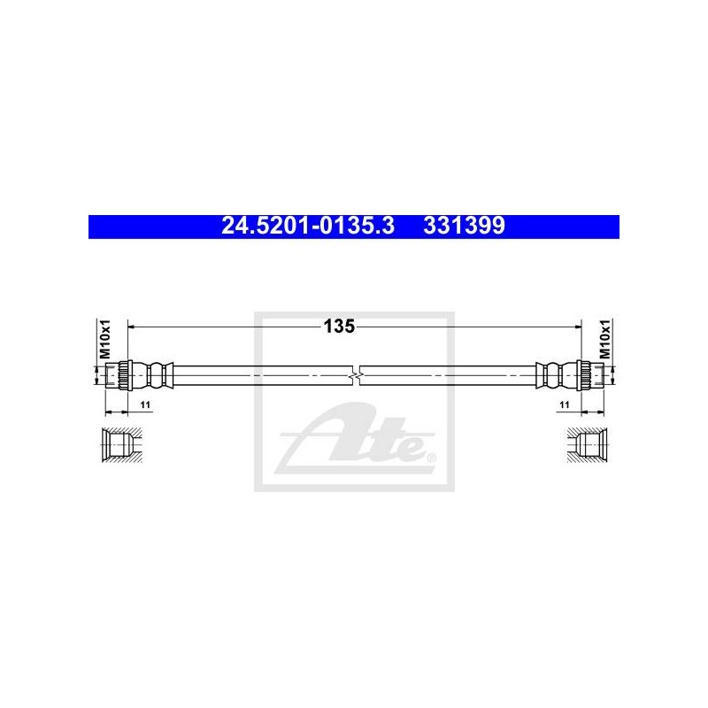 FLEXIBLE DE FREIN / EMBRAYAGE