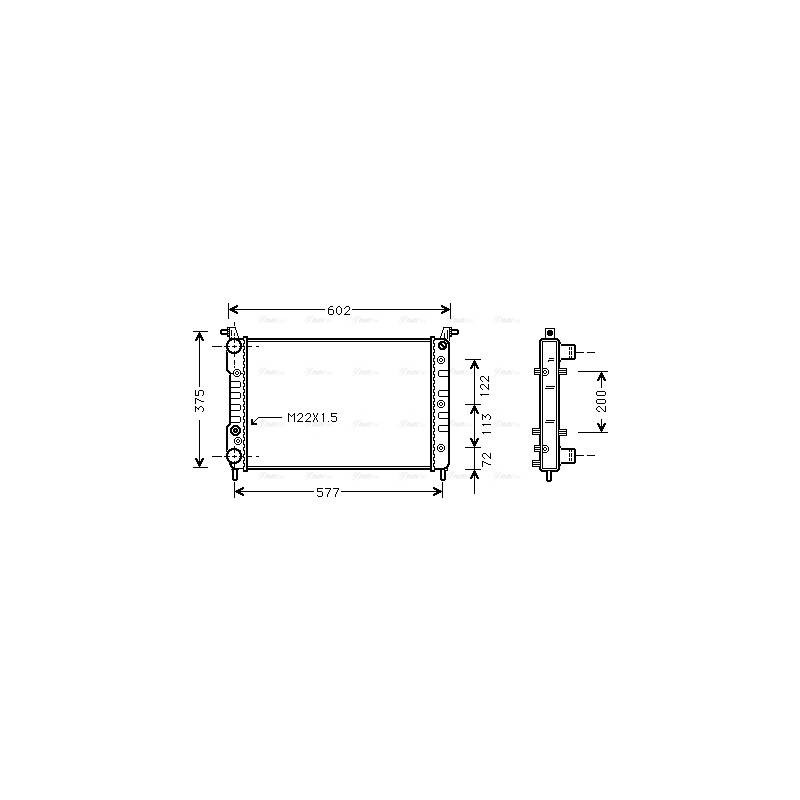 RAD EAU-VL/VUL- FIAT- PRE