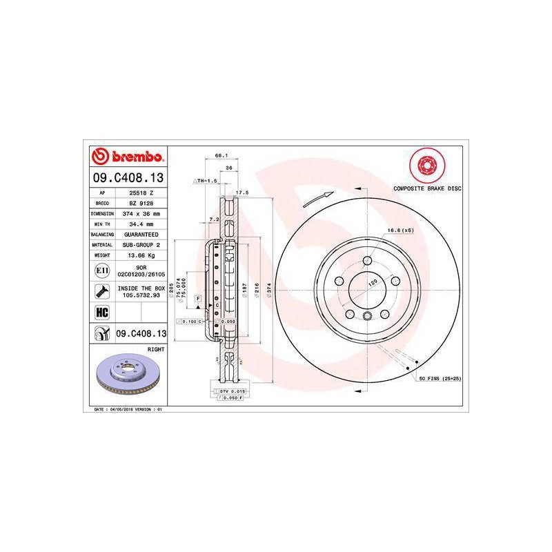 DISQUE PREMIUM COMPOSITE