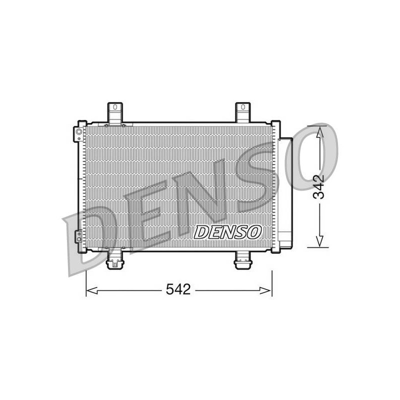 CONDENSEUR OPEL AGILA-SUZUKI SPLASH