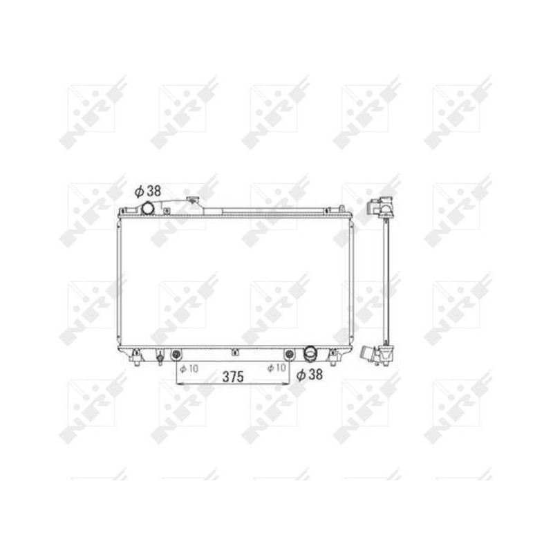 RAD LEXUS LS 4.3 01- RADIATORS ALU