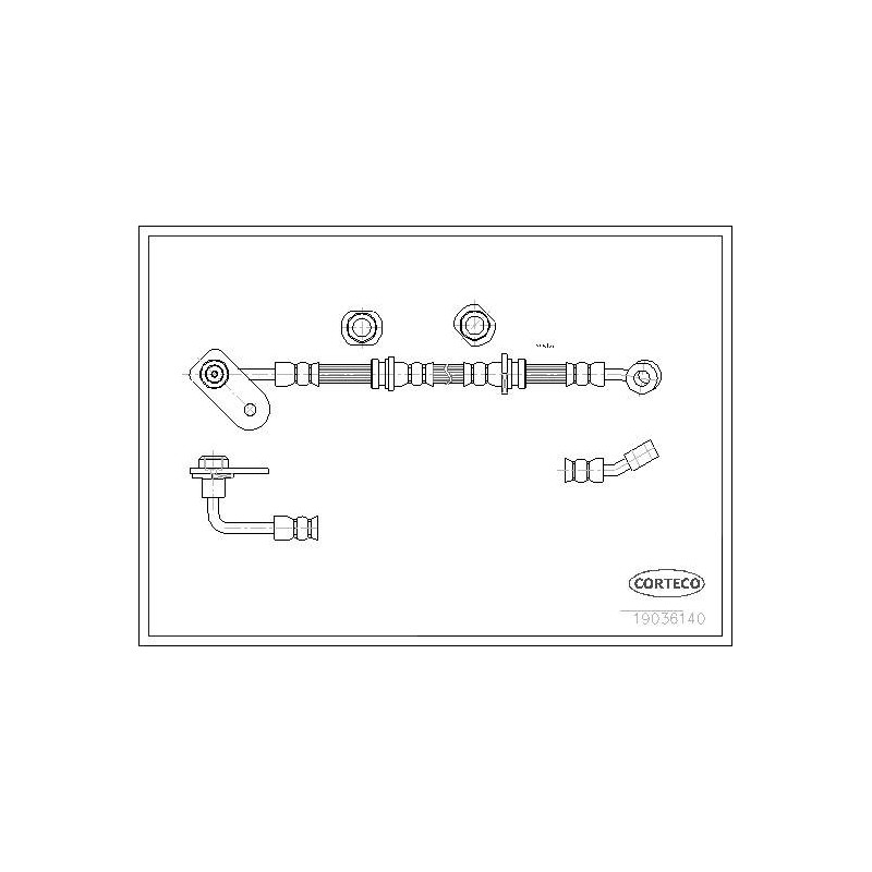 FLEXIBLE DE FREIN SUZUKI GRAND V